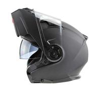 Motorbike ViPER RSV345 Flip Up Front Modular Helmet NEW Motorcycle Scooter Crash Sports Racing Touring ACU ECE Approved DVS Helmet -Matt Black (L)