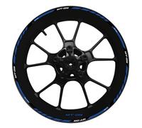 Motorbike Wheel Hub Decal Decoration Set Inner Outer Rim Reflective Waterproof Sticker For Yamaha MT09 MT 09 MT-09 2022 Wheel hub sticker(Color21)