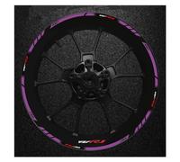 Motorbike Wheel Hub Stripe Stickers Weatherproof Tape High Reflective Decals Rims Modification Decorate For Yzf R1 (Color : 10)