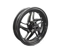 Motorbike Wheels Universal 10 * 2.15J Motorcycle Wind Fire Wheels-type Modify 70mm Hole Front Wheel Rims(Black)