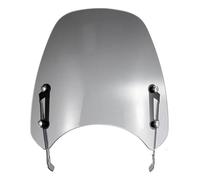 Motorbike Wind Deflector Compatible With Ducati For Scrambler Mach 2.0 For Scrambler For Street 2018 Motorcycle Windscreen Windshield Wind Deflector Flyscreen(Smoky Grey)