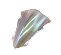 Motorbike Wind Deflector Fit For Kawasaki ZX4R ZX4RR ZX25R ZX25RR Double Bubble Deflector Protector Cover Motocycle Windshield Windscreen(Iridium White)