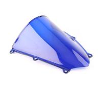 Motorbike Wind Deflector For CBR600RR For CBR 600 RR 600RR F5 2007-2012 Double Bubble WindScreen Windshield Motorcycle Accessories Fairing Deflector Windscreen Deflectors(Blue)