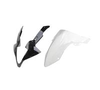 Motorbike Wind Deflector For CFMOTO For 450SR Front Face Integrated Windshield 1-Piece Aerodynamic Motorcycle Accessories Windshield Windscreen Deflectors(Black bracket D)