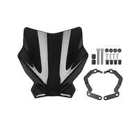 Motorbike Wind Deflector For Ducati 1200 1200R 1200S R S Wind Deflector Screen Shield Accessories For Monster 797 821 Windshield Windscreen Motorcycle Windshield(Smoke)