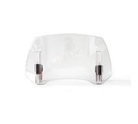 Motorbike Wind Deflector For For RSV1000R Universal Motorcycle Windshield Extension Adjustable Spoiler Clamp-On Windscreen Deflector Motorcycle Windscreen(B Transparent)