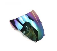 Motorbike Wind Deflector For GSXR For GSX-R For GSX R 1000 600 750 K1 K2 2000 2001 2002 2003 Motorcycle Double Bubble Parts Windshiel Suitable Windshield(Irruidium)