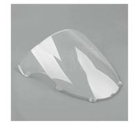 Motorbike Wind Deflector For Kawasaki For Ninja For ZX636 ZX6R 636 2003 2004 ZX 6R Black Windshield WindScreen Double Bubble Motorcycle Screen Windscreen Deflectors(White)