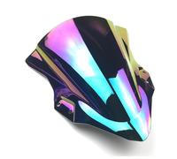 Motorbike Wind Deflector For Kawasaki For NINJA400 For Ninja 400 EX400 2018 2019 Years Windshield Deflector Seven Colors Of The New Windshield Are Suitable Windscreen Deflectors(Lridium)