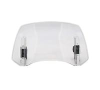 Motorbike Wind Deflector For KAWASAKI For NINJA400 For Z900 For Z1000 For ER6F Motorcycle Windshield Extension Spoiler Windscreen Air Deflector Motorcycle Windscreen(Clear)