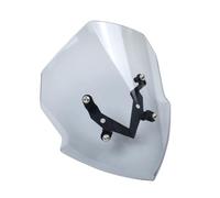 Motorbike Wind Deflector For Kawasaki Z125 Z 125 2019-2023 Windshield Windscreen Motorcycle Front Air Deflector Wind Shield Screen Accessories(Light smoke)