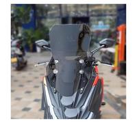 Motorbike Wind Deflector For Kymco For Xciting For S350 For Dtx360 Xciting S 350 Windscreen Windshield Fairing Motorcycle Wind Deflector Black Clear Height Windscreen Deflectors(Smoke gray 60CM)
