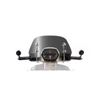 Motorbike Wind Deflector For LAMBRETTA For V200 V125 V50 Motorcycle Windscreen Windshield Wind Deflectors Front Wind Glass Airflow Viser Visor Accessories Windscreen Motorbikes(Light black 25)