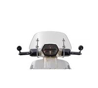 Motorbike Wind Deflector For LAMBRETTA For V200 V125 V50 Motorcycle Windscreen Windshield Wind Deflectors Front Wind Glass Airflow Viser Visor Accessories Windscreen Motorbikes(Transparent 25)