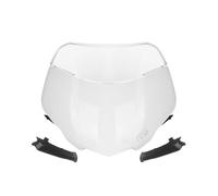Motorbike Wind Deflector For Street For Triple For 765RS For Moto2 2023 Motorcycle Front Windscreen Windshield Visor Wind Screen Shield Spoiler Deflector(Bright White Set)