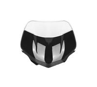 Motorbike Wind Deflector For Street Triple 765RS 765 RS Moto2 2023 Motorcycle Front Windscreen Windshield Visor Wind Screen Shield Spoiler Deflector Windshield(Bright Black)
