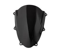 Motorbike Wind Deflector For Suzuki For GSXR1000 2017 2018 2019 Double Bubble Windscreen Motorcycle Windshield Accessories Wind Deflector Motorcycle Windscreen(Black)