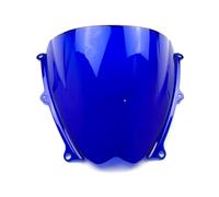 Motorbike Wind Deflector For Suzuki For GSXR1000 K7 2007 2008 For GSX-R 1000 K7 07 08 Black Motorcycle Windshield WindScreen Double Bubble Windscreen Deflectors(Blue)