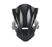 Motorbike Wind Deflector Motorcycle Heightened Windshield WindScreen Wind Deflector For CFMOTO 675SR 675SRR 675SS CF650-10 Front Wind Shield Screen Windscreen Windshield(BLACK)
