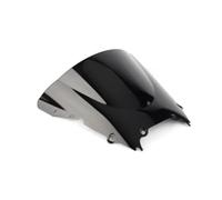 Motorbike Wind Deflector Motorcycle Windshield For YZF R6 600 For YZFR6 1998 1999 2000 2001 2002 Double Bubble WindScreen Visor Fairing Deflector(Black)