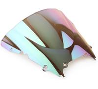 Motorbike Wind Deflector Motorcycle Windshield Wind Deflector ABS Plastic for Yamaha YZF R6 600 1998 1999 2000 2001 2002(Iridium)
