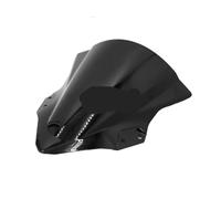 motorbike wind shield For Kawasaki For Ninja400 2018-2023 Double Bubble Motorcycle Windshield Wind Screen Clear With Installation Kit Included(Black)