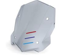 Motorbike windscreen deflector Motorcycle Windshield WindScreen for BMW For R1200GS For R1250(White)