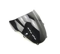 Motorbike Windscreen For GSXR For GSX-R For GSX For R 1000 600 750 For K1 For K2 2000 2001 2002 2003 Motorcycles Double Bubble Parts Windshield Motorbike deflector(Black)