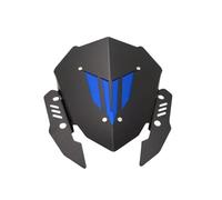 Motorbike Windscreen For Yamaha MT15 MT125 2018-2022 Motorcycle Front Windshield Modified Deflector Suitable(Blue)