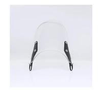 Motorbike Windshield Accessory Black/Clear Motorcycles Custom Compact Sport Wind Deflector Windshield 4-7'' Headlamp Universal For