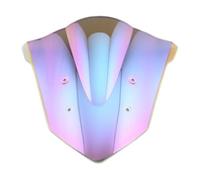 Motorbike Windshield Deflectors For CBR650F 2014 2015 2016 2017 2018 Double Bubble Windshield Windscreen(Light Iridium)