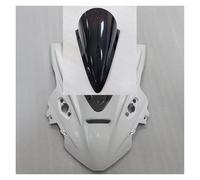 Motorbike Windshield Deflectors For CF For 675SR For CF675SR For C-F675SR For 675SR-R Motorcycle Double Bubble Windshield(White Black)