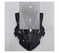 Motorbike Windshield Deflectors For CF For 675SR For CF675SR For CF-675SR For SR675 675 For SR Double Bubble Windshield Deflectors(Glossy Carbon Clear)