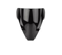 Motorbike Windshield Deflectors For H&onda For CBR600 2001-2008 Motorcycle Double Bubble Windshield WindScreen Accessories Fairing Deflector SCSTHRCRA(Black)