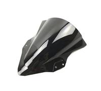 Motorbike Windshield Deflectors For Ninja400 For Ninja 400 For EX400 2018 2019 2020 2021 2022 2023 Double Bubble Windshield(Black)