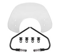 Motorbike Windshield Deflectors For Vespa For Primavera 50 125 150 2017-2022 With Bracket Motorcycle Accessories Windscreen Windshield Wind Air Flow Deflector Visor(Clear)