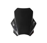 Motorbike Windshield Deflectors For Y&amaha Motorcycle Windscreen Windshield Covers Screen Smoke Lens Motorbikes Deflector SCSTHRCRA(Black 22-28mm)