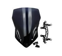 Motorbike Windshield Deflectors For Z900 2017 2018 2019 Motorcycle Windshield Air Wind Deflector Protector Bubble Windscreen SCSTHRCRA(Black)