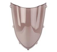 Motorbike Windshield Deflectors For ZX-10R For ZX10R 2004 2005 Motorcycle Windshield Windscreen Double Bubble Motorcycle Accessories Spoiler(Tan)