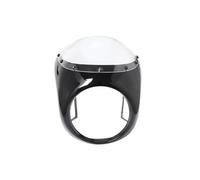 Motorbike Windshield Deflectors Motorcycle Front Headlight Fairing Windshield For Universal 7inch Motorbike Headlamp Windscreen Wind Deflector