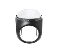 Motorbike Windshield Deflectors Motorcycle Front Headlight Fairing Windshield Motorbike Windscreen Wind Shield Deflector For Cafe For Universal 7inch