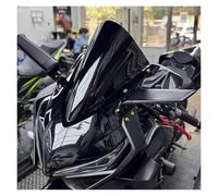 Motorbike Windshield For CBR650R For CBR 650R 2019 2020 2021 2022 2023 Motorcycle Heightening Raised Windshield WindScreen Black Gray Motorbike Wind Deflector(Black)