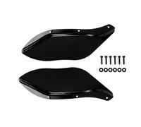Motorbike Windshield For Electra For Street For Glide 1996-2013 Black Motorcycle Air Deflectors Windshields ABS Wings Side Batwing Fairing Wind Deflector Motorbike Wind Deflector