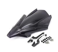 Motorbike Windshield For MT-07 MT 07 MT07 Mt07 2021+ Motorcycle Windshield WindScreen Front Screen Accessoris Transparent/Smoke Black Motorbike Wind Deflector(Smoke black)
