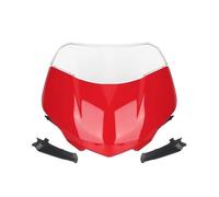 Motorbike Windshield For Street For Triple 765RS 765 RS For Moto2 2023 Motorcycle Front Windscreen Windshield Visor Wind Screen Shield Spoiler Deflector Motorbike Wind Deflector(Bright Red Set)