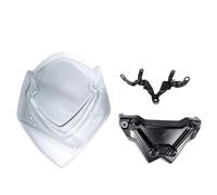 Motorbike Windshield For Suzuki For GSX-S1000 For GSXS1000 For GSXS For GSX-S 1000 2015-2020 Windscreen Windshield Wind Deflector Motorcycle Motorbike Wind Deflector(Clear)