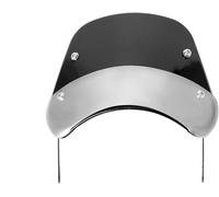 Motorbike Windshield Motorcycle Headlight Wind Deflector Windscreen Universal For The Most Models Motorcycle Wind Screen(Black A style)