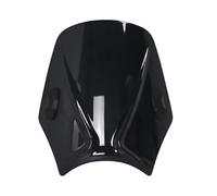 Motorbike Windshield Motorcycle Windshield Round Headlight Street Bikes Universal For MOTO For GUZZI V7 For STONE 850 2021-2024 For GUZZI For V7 2017-2022(Black)