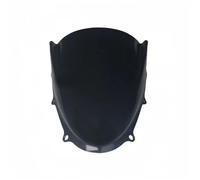 Motorbike Windshield Protector Touring Flyscreen Double Bubble Wind Deflector For Suzuki GSX R125 R150 2017-2021(Black)