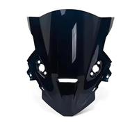 Motorbike Windshield Screen For 675SR 675SR-R Motorcycle Rise Windscreen Windshield Wind Deflectors Shield Protector Rearview Mirrors Seat Cover(Black)